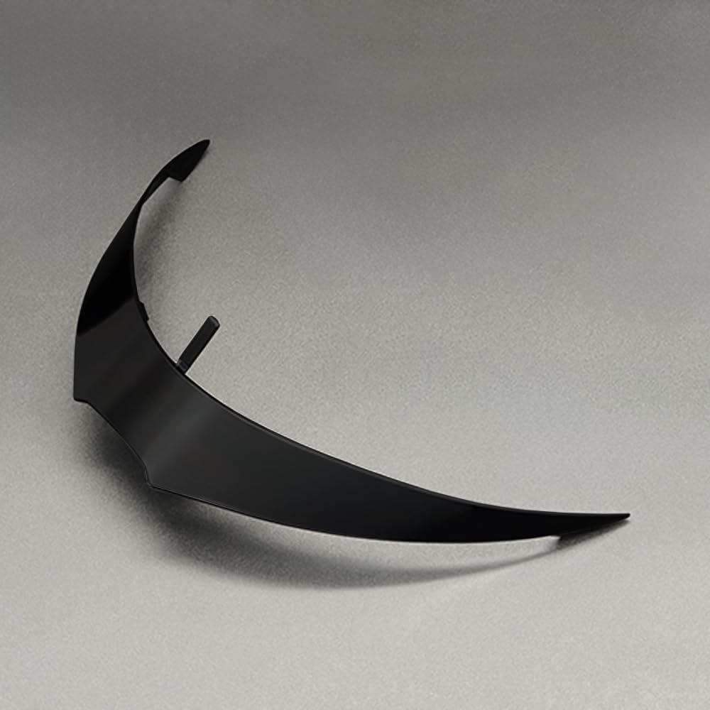 Z8 Motorcycle Helmet Rear Spoiler Compatible with Shoei X-15/RF-1400/Z8/NXR 2,Replacement Helmet Small Tail Spoiler Helmet Decoration(Deep Black)