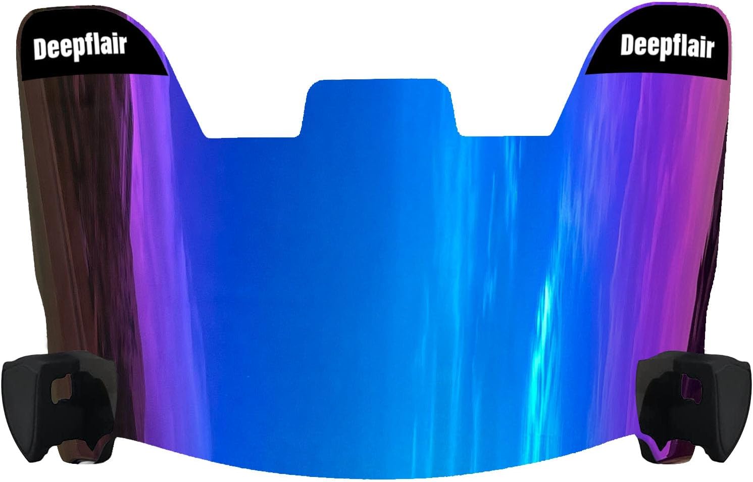 61A8j3jvt6L._AC_SL1500_.jpg Football Visor Tinted Football Visor Clear Football Visor Eye Shield Visor with Football Visor Clips for Helmet Football Protection Gear - Image 1