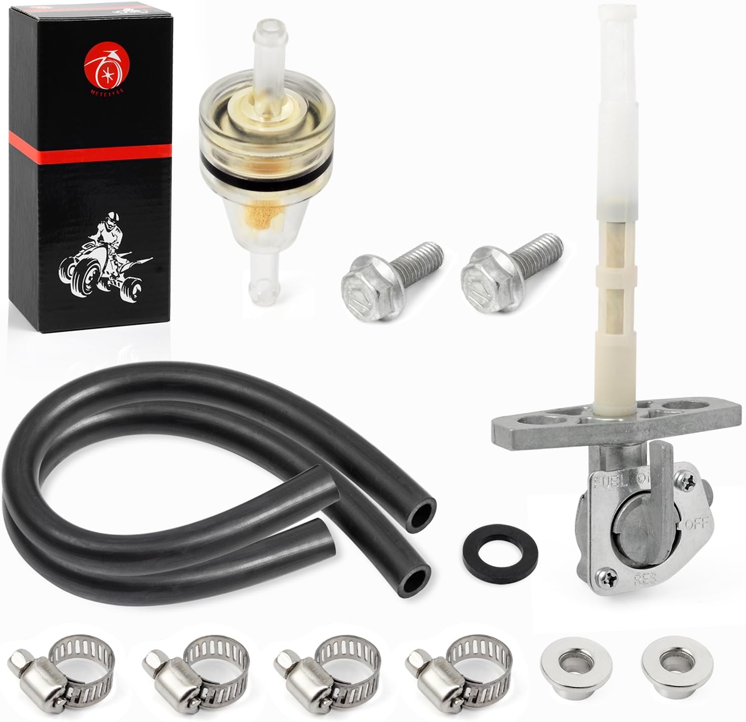 16950-KT0-831 8mm Gas Tank Fuel Valve Petcock Kit For Honda XR200R XR250R XR350R XR400R XR500R XR600R 16950-KCY-671