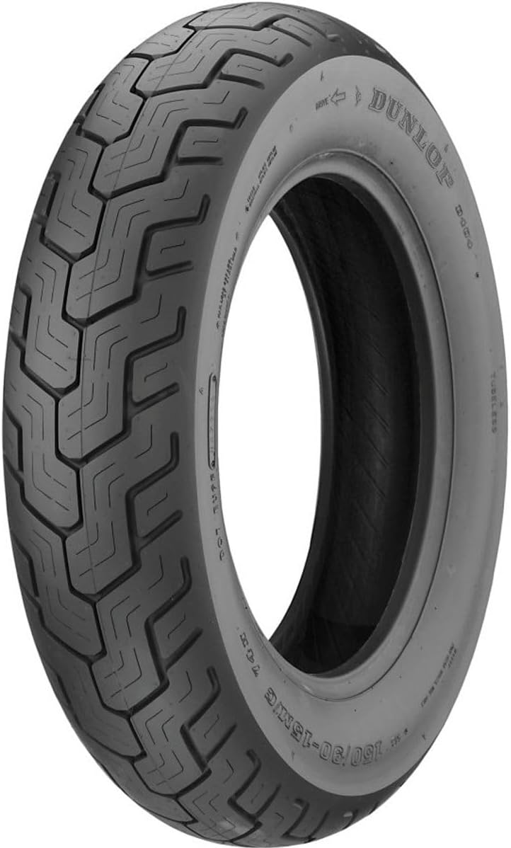 61oS1kIwcoL._AC_SL1200_.jpg Dunlop D404 Rear Motorcycle Tire 150/80B-16 (71H) Black Wall - Image 1