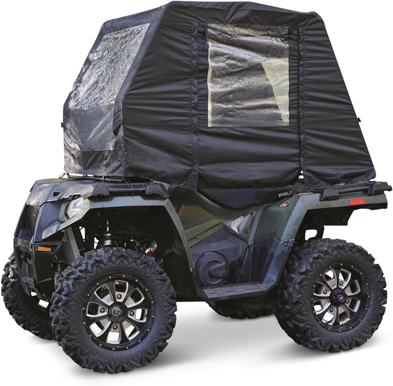 714lQiurptL._AC_SL1400_.jpg Guide Gear ATV Cab Enclosure Cabin Canopy Cover Heavy-Duty Outdoor All-Weather, Black - Image 1