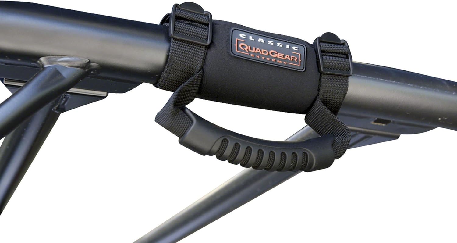 71hbTt5uCeL._AC_SL1500_.jpg Classic Accessories QuadGear UTV Hand Holds, Fits UTV roll cages 1.75"DIA, Black - Image 1